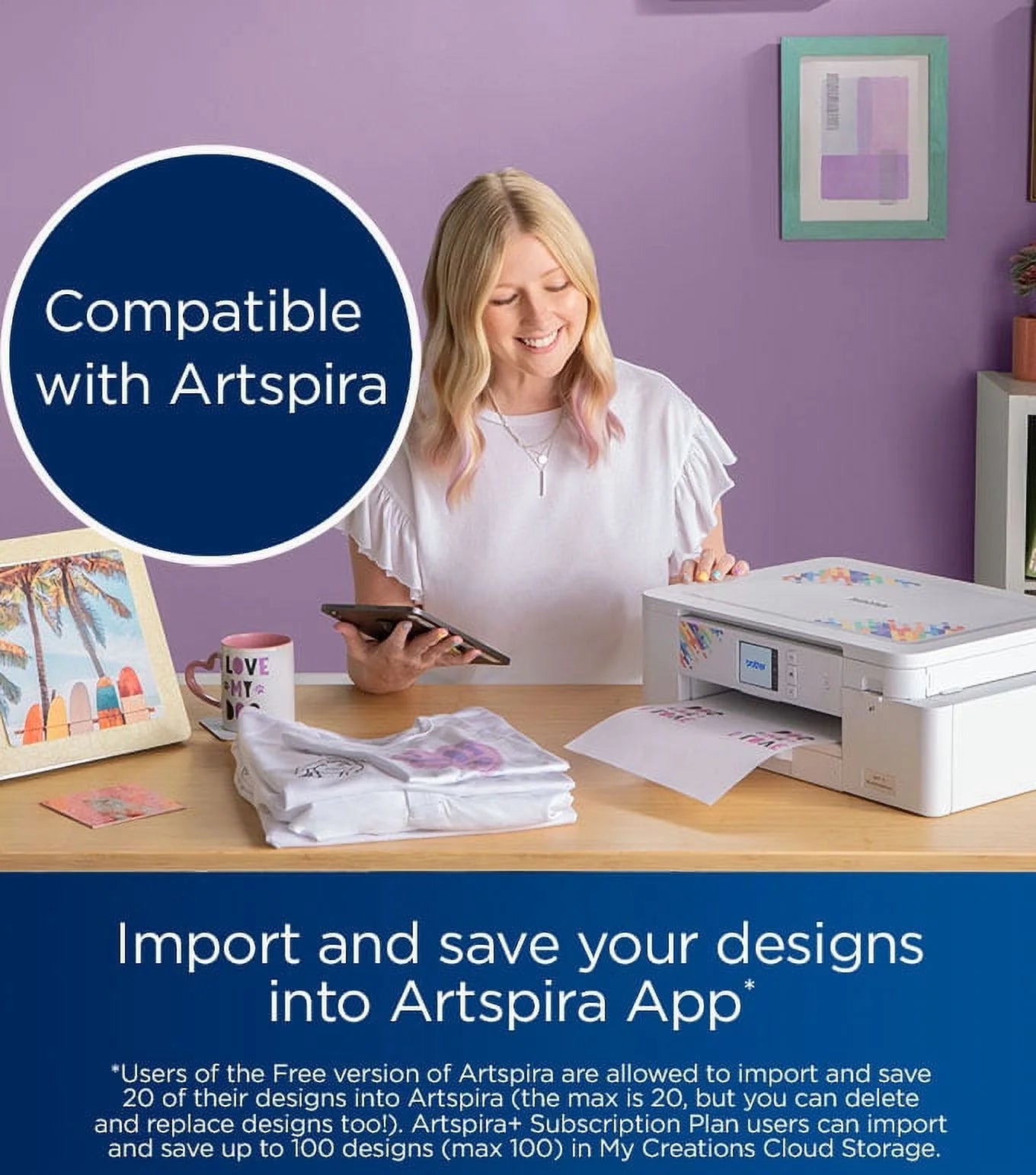 SP1 High-Quality Wireless Sublimation Printer with Paper & Full-Size Inks