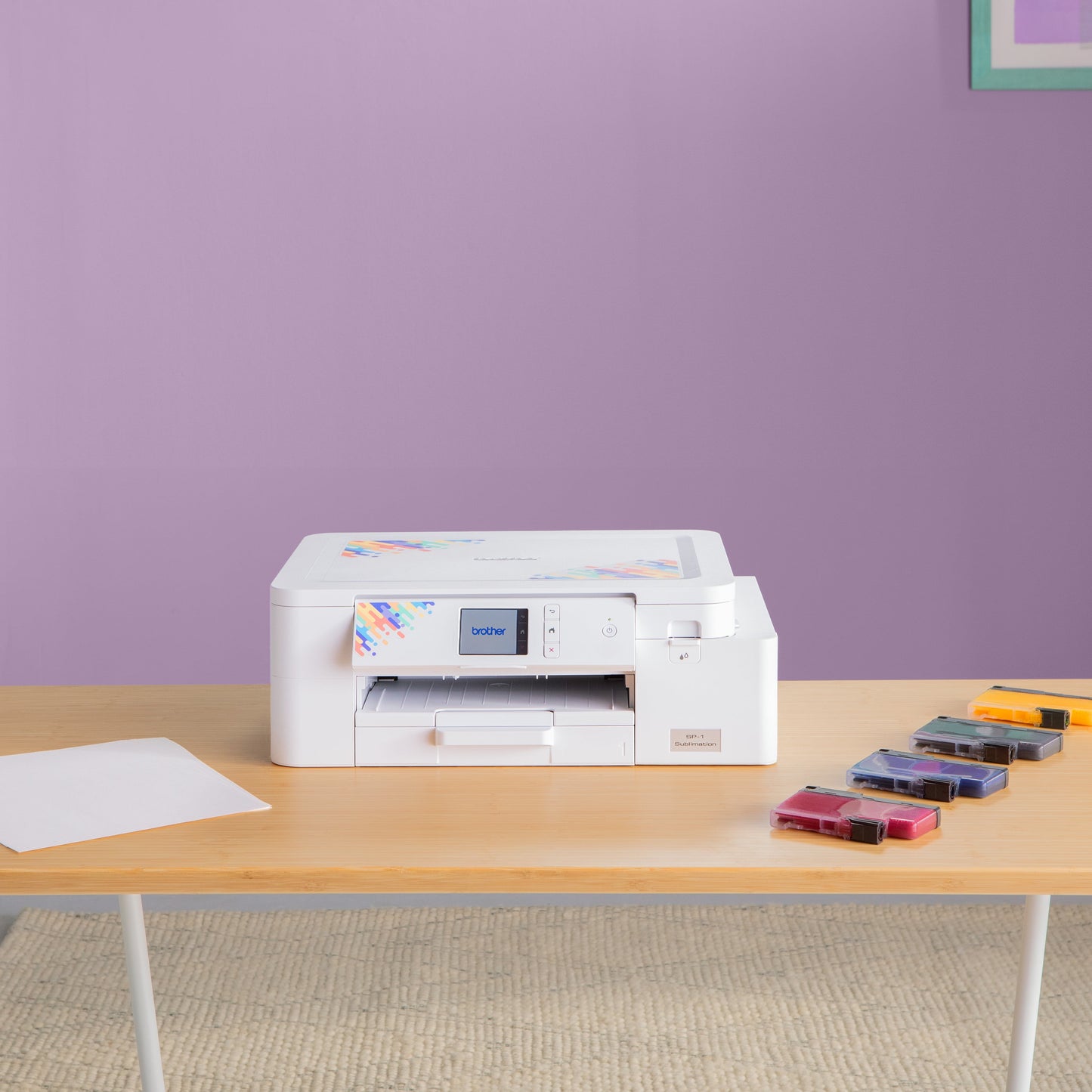 SP1 High-Quality Wireless Sublimation Printer with Paper & Full-Size Inks