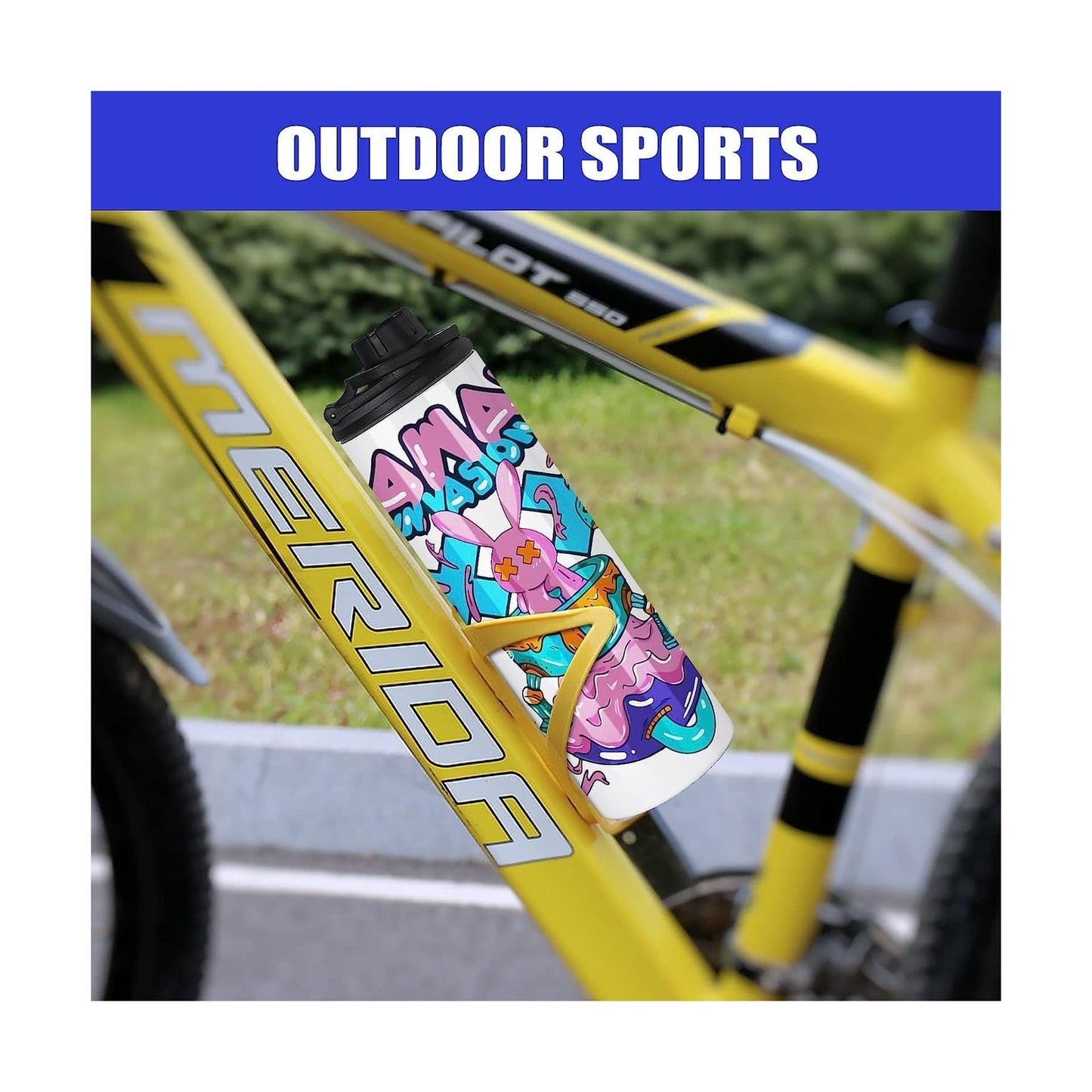 FECBK 30 Pack Sublimation Water Bottle Blanks 20 Oz Sublimation Sports Water ...