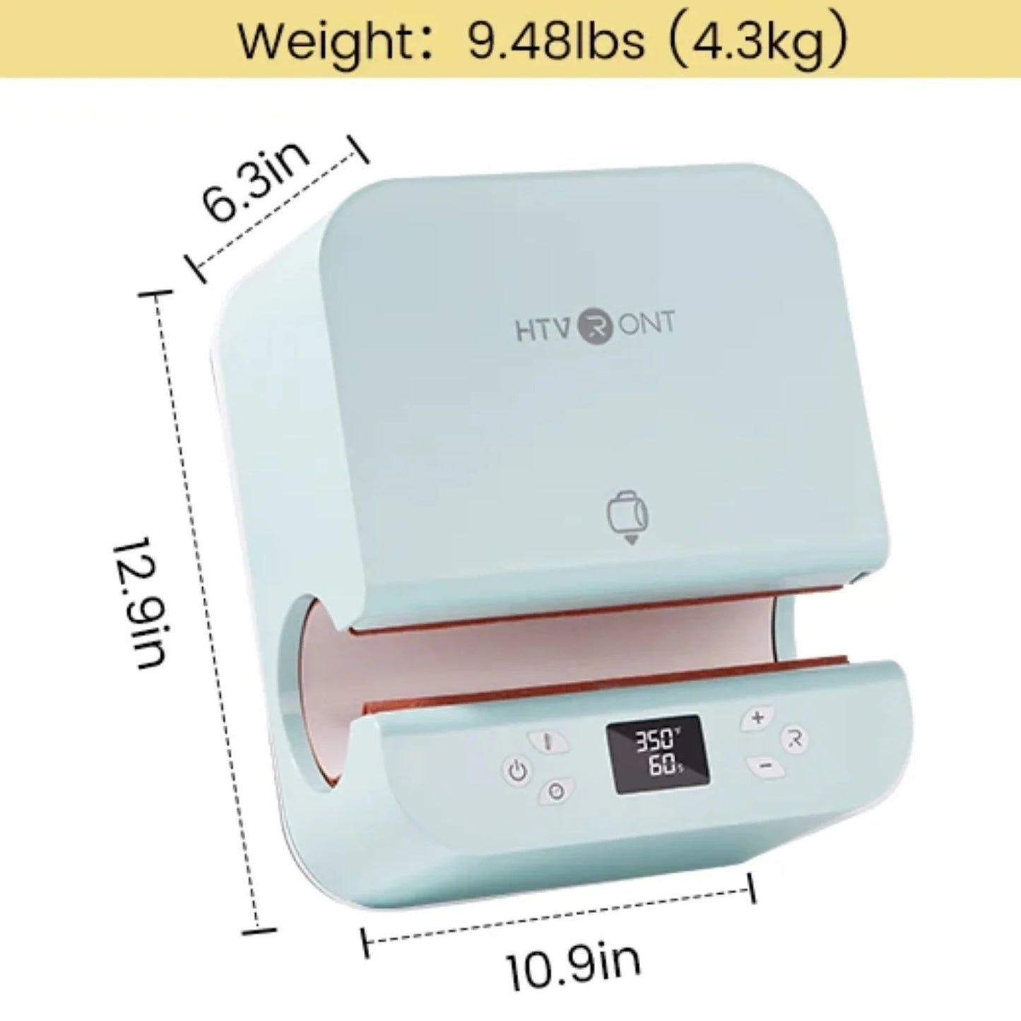 Auto Tumbler Mug Heat Press Machine for Sublimation DIY Print Cup Mug - Suits Various Tumblers & Mugs for Sublimation