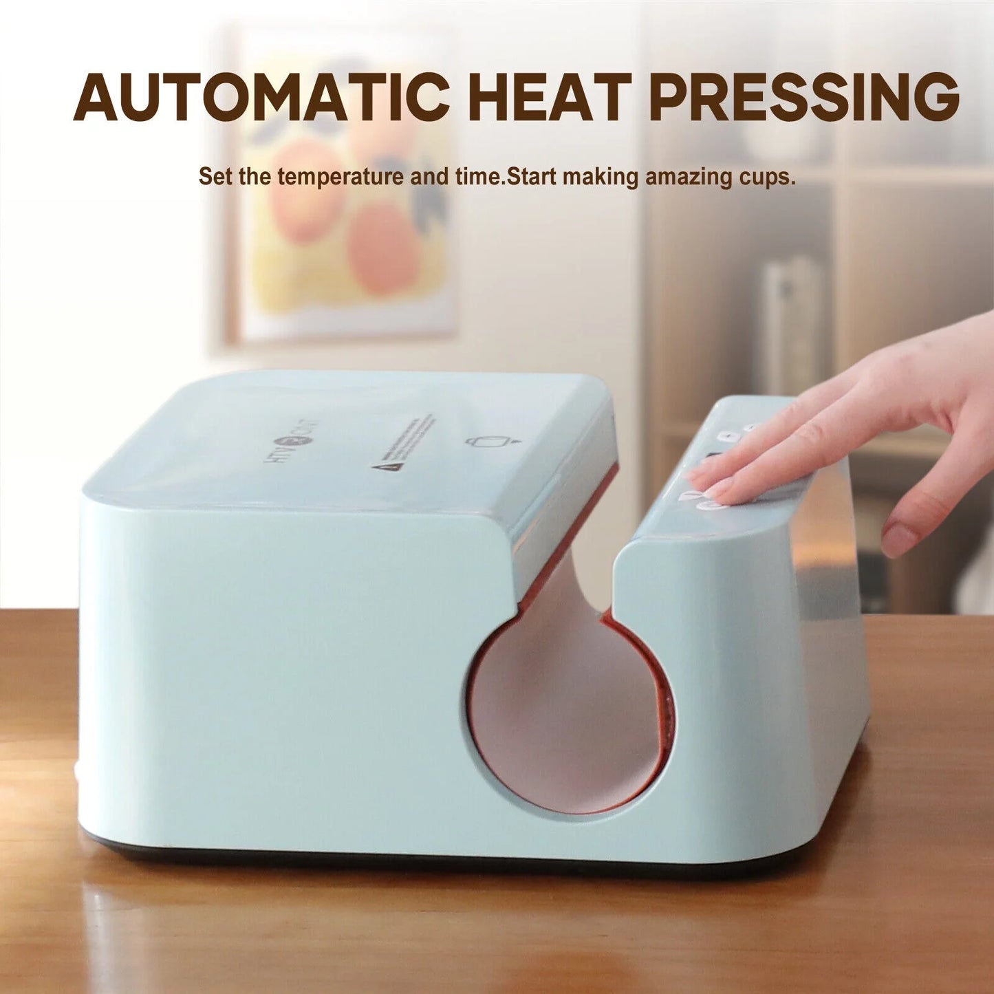 Auto Tumbler Mug Heat Press Machine for Sublimation DIY Print Cup Mug - Suits Various Tumblers & Mugs for Sublimation