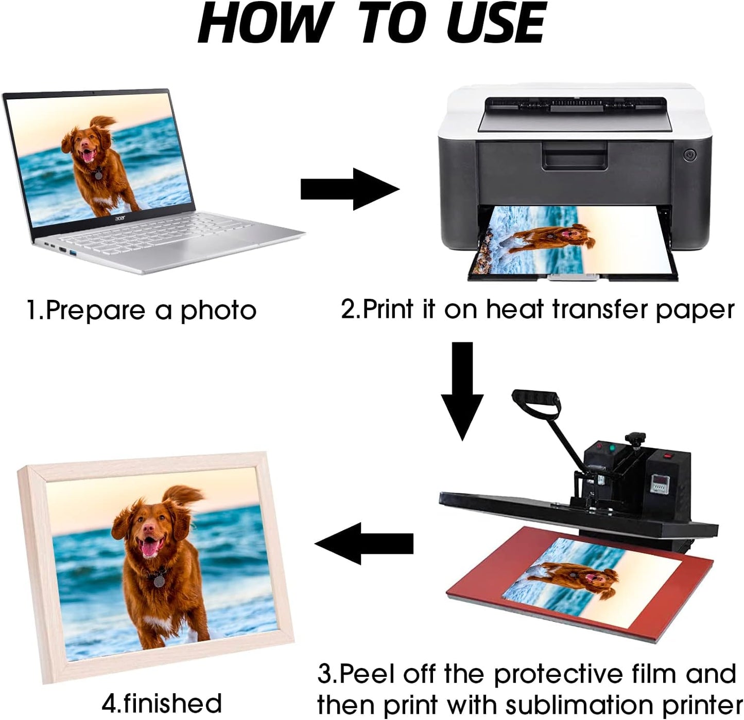 10 Pcs Sublimation Photo Blanks 8X10 Inch Metal Sublimation Sign Blanks Aluminum