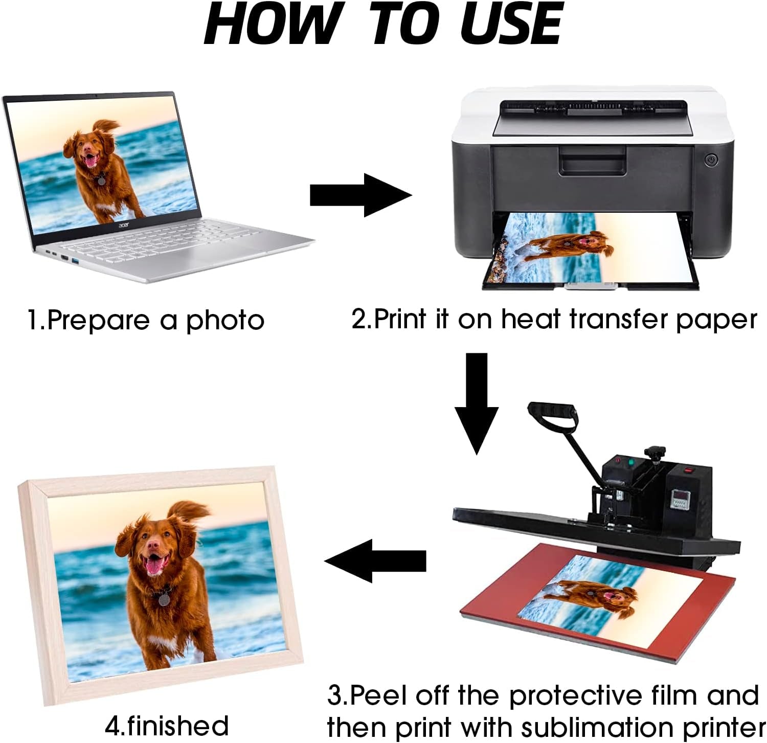 10 Pcs Sublimation Photo Blanks 8X10 Inch Metal Sublimation Sign Blanks Aluminum