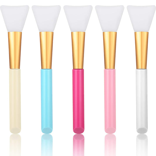 20 Pieces Soft Silicone Facial Mud Applicator Clay Tools Face Mask Brushes Beauty Tools for Sleeping Mud Mask Hairless Body Lotion and Body Butter